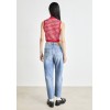 TOMMY JEANS Γυναικείο Ψηλόμεσο Jean Mom Fit Ultra High Tapered DW0DW19768-1AB (Denim Blue)