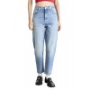 TOMMY JEANS Γυναικείο Ψηλόμεσο Jean Mom Fit Ultra High Tapered DW0DW19768-1AB (Denim Blue)