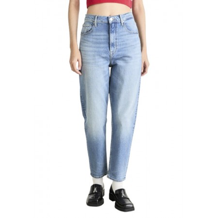 TOMMY JEANS Γυναικείο Ψηλόμεσο Jean Mom Fit Ultra High Tapered DW0DW19768-1AB (Denim Blue)