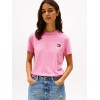 TOMMY JEANS Γυναικείο T-Shirt Badge Regular Fit Tee DW0DW20153-TVW (Φούξια) TOMMY JEANS Γυναικείο T-Shirt Badge Regular Fit Tee DW0DW20153-TVW (Φούξια)
