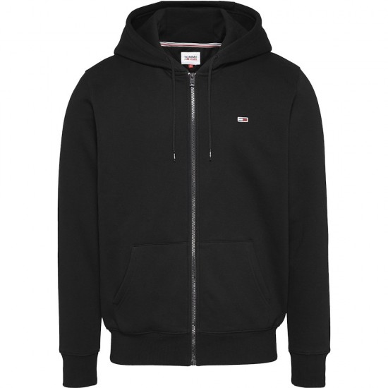 Tommy Jeans Ανδρική Ζακέτα Φούτερ Regular Zip Fleece Hoodie DM0DM020743-BDS(Μαύρο)
