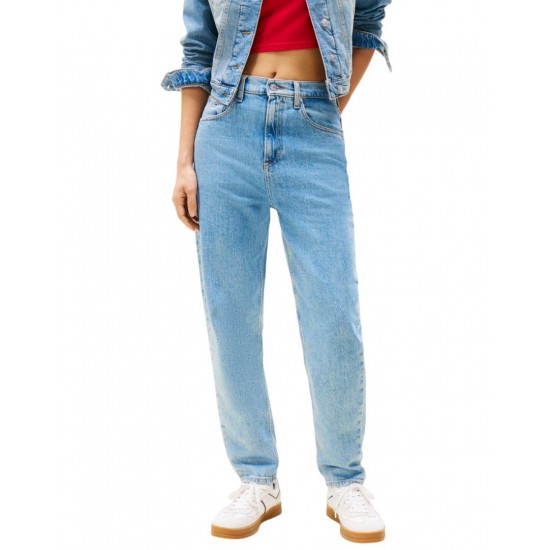Tommy Jeans Γυναικείο Παντελόνι Mom Ultra High Tapered Fit DW0DW21392-1AB (Denim Light)