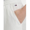 Tommy Jeans Γυναικείο Παντελόνι Λινό  TJW ESSENTIAL LINEN PANTS DW0DW22285-YBL(Λευκό)