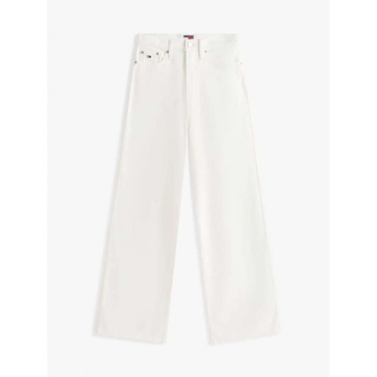 Tommy Jeans  Γυναικείο Jean Παντελόνι CLAIRE HR WD DW0DW22648-1D0(Λευκό)
