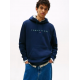 Tommy Jeans Ανδρικό Φούτερ Linear Logo Hoodie Regular Fit DM0DM20746-0GY (Dark Night Navy)