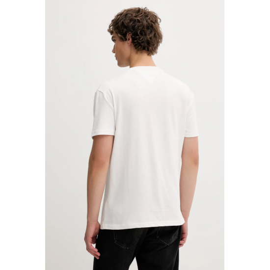 TOMMY JEANS Ανδρικό T-shirt Regular Fit Photo Flag Tee DM0DM22464-YBL (Λευκό)