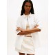 Tommy Jeans  Γυναικείο Λινό Πουκάμισο Relaxed Fit DW0DW22209-YBL(Λευκό)