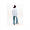 Tommy Jeans  Γυναικείο Λινό Πουκάμισο Relaxed Fit DW0DW22209-0A6(Γαλάζιο)