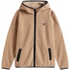 TOMMY JEANS Ανδρική Ζακέτα Μπουφάν Regular Fit Teddy Zip DM0DM19224-AFE (Μπεζ)