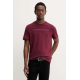 TOMMY JEANS Ανδρικό Βαμβακερό Regular Fit T-shirt Linear Logo Tee DM0DM20744-0KP (Μπορντό)
