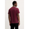 TOMMY JEANS Ανδρικό Βαμβακερό Regular Fit T-shirt Linear Logo Tee DM0DM20744-0KP (Μπορντό)