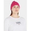 Tommy Jeans Γυναικείο Σκουφάκι TJW Flag Beanie AW0AW15474-TSA (Φούξια)