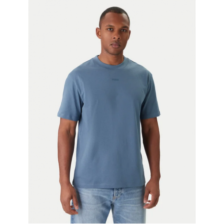 HUGO Ανδρικό Βαμβακερό T-Shirt Dapolino Relaxed Fit 50488330 496 (Open Blue)
