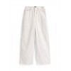 Tommy Jeans Γυναικείο Παντελόνι Κοτλέ Clair High Wide Cord DW0DW21700-YBH Ancient White(Κρεμ)