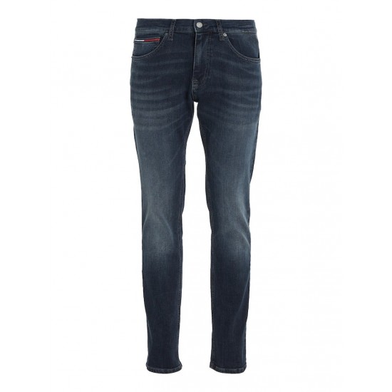 Tommy Jeans Ανδρικό Παντελόνι Jean Scanton Slim DG1266 DM0DM17406-1BK (Denim Black)