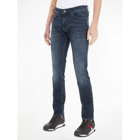Tommy Jeans Ανδρικό Παντελόνι Jean Scanton Slim DG1266 DM0DM17406-1BK (Denim Black)