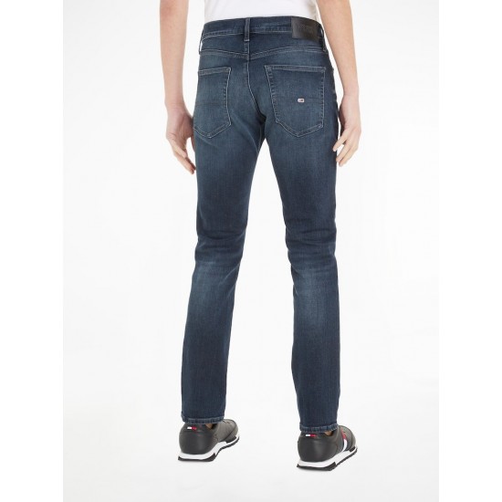 Tommy Jeans Ανδρικό Παντελόνι Jean Scanton Slim DG1266 DM0DM17406-1BK (Denim Black)