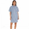 Tommy Jeans Γυναικεία Πουκαμίσα Σεμιζιέ Stripe SS Shirt Dress DW0DW15186-CY7