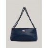 Tommy Jeans Γυναικεία Τσάντα Ώμου City-Wide Shoulder Bag 28 x 9.5 x 14 εκ AW0AW15937-C1G (Μπλε)