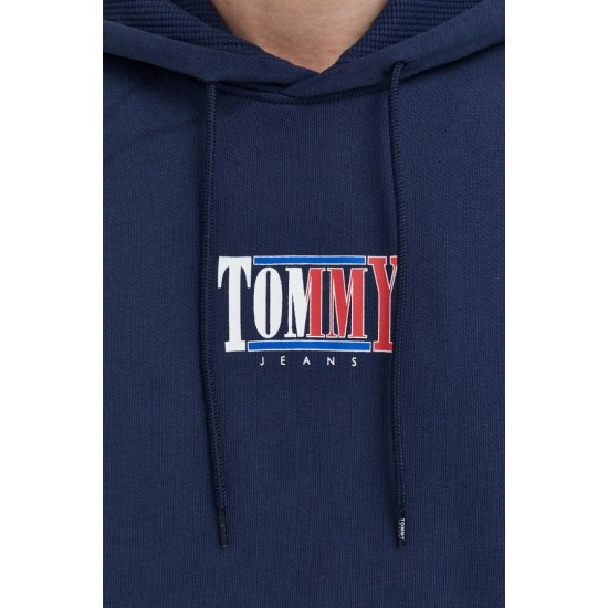 Tommy Jeans Ανδρικό Φούτερ Essential Graphic Hoodie (Μπλε Navy)