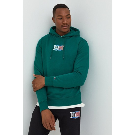 Tommy Jeans Ανδρικό Φούτερ Essential Graphic Hoodie (Πράσινο)