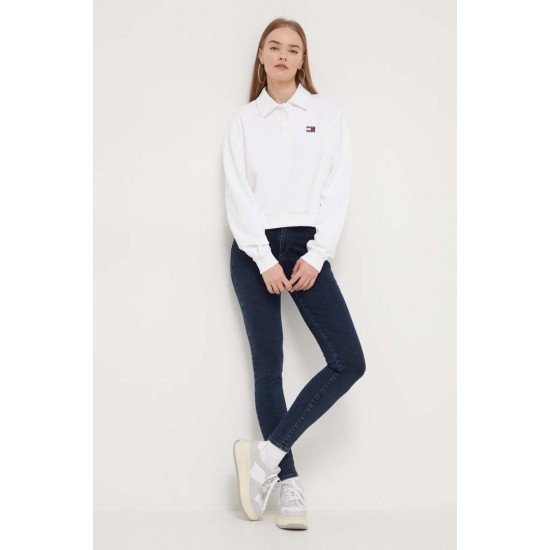 Tommy Jeans Γυναικείο Jean Sylvia High Rise Super Skinny DW0DW16690-1BK (Σκούρο Μπλε)