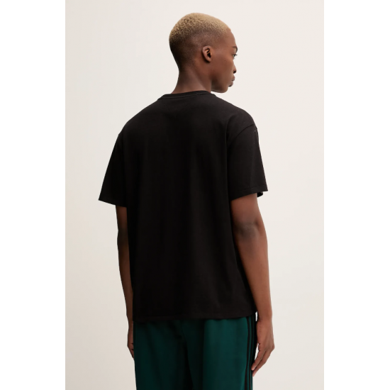 TOMMY JEANS Ανδρικό Βαμβακερό T-shirt Relaxed Fit Font Play Tee DM0DM22051-BDS (Μαύρο)