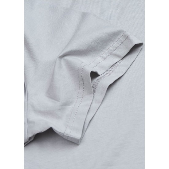 Tommy Jeans  Ανδρικό T-Shirt LINEAR LOGO TEE Regular Fit DM0DM20744-PS4(Γκρί)