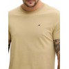 Tommy Jeans Original Jersey Ανδρικό T-Shirt Slim Fit DM0DM04411-ACT (Μπεζ) Tommy Jeans Original Jersey Ανδρικό T-Shirt Slim Fit DM0DM04411-ACT (Μπεζ)