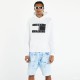 Tommy Jeans Ανδρικό Φούτερ TJM Regular Flag Spray Hoodie DM0DM17911-YBR (Λευκό)