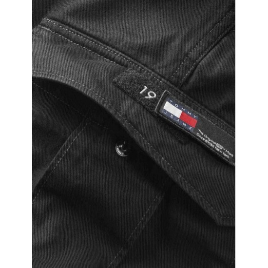 Tommy Jeans Ανδρική Βερμούδα Βαμβακερή Cargo με τσέπες Straight Ethan Cargo Shorts DM0DM18809-BDS (Μαύρο)