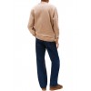 TOMMY JEANS Ανδρικό Βαμβακερό Φούτερ Λαιμόκοψη Regular Fit Bagde Crewneck DM0DM20660-0HD (Μπεζ)