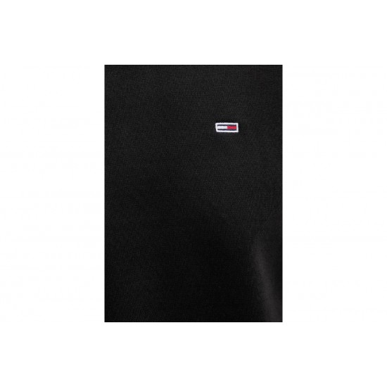 Tommy Jeans Ανδρικό Φούτερ Λαιμόκοψη Crew Neck Badge Sweatshirt Regular Fit DM0DM20741-BDS(Μαύρο)