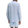 TOMMY JEANS Ανδρικό Πουκάμισο Λινό Μάο Regular Fit Linen Mao Shirt DM0DM20876-DY6 (Μπλε Ραφ) TOMMY JEANS Ανδρικό Πουκάμισο Λινό Μάο Regular Fit Linen Mao Shirt DM0DM20876-DY6 (Μπλε Ραφ)