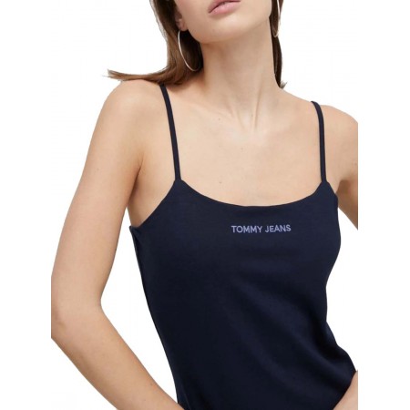 Tommy Jeans Γυναικείο Μπλούζα με Τιράντες Regular Fit Classic Top DW0DW17364-C1G (Μπλε) Tommy Jeans Γυναικείο Μπλούζα με Τιράντες Regular Fit Classic Top DW0DW17364-C1G (Μπλε)