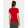 TOMMY JEANS Γυναικείο T-shirt Slim Fit Essential Rib SS Tee DW0DW17383-XME (Κόκκινο)