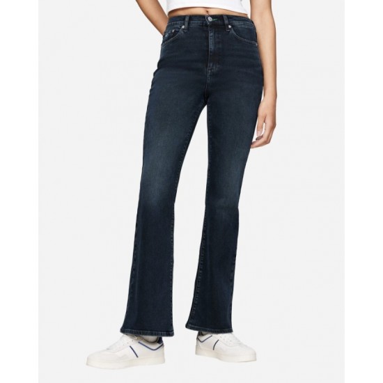 Tommy Jeans Γυναικείο Jean Παντελόνι Sylvia Hgh Flare DW0DW19597-1BK (Dark Denim)