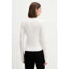 TOMMY JEANS Γυναικείο Βαμβακερό Πλεκτό Regular Fit Essential Sweater DW0DW22165-YBH (Λευκό)