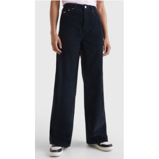 Tommy Jeans Γυναικείο Παντελόνι Cord Claire Wide Leg (Μπλε)