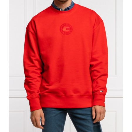 Tommy Jeans Men's Sweatshirt Red with embroidery