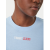 Tommy Jeans Γυναικείο Βαμβακερό T-Shirt ESSENTIAL LOGO 2 TEE EXT REGULAR FIT DW0DW22277-C1T(Γαλάζιο)