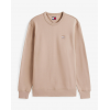 TOMMY JEANS Ανδρικό Βαμβακερό Φούτερ Λαιμόκοψη Regular Fit Bagde Crewneck DM0DM20660-0HD (Μπεζ)