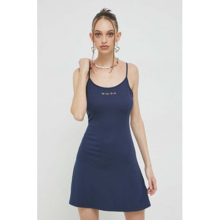 Tommy Jeans Γυναικείο Φόρεμα TJW Colour Serif Flare Dress DW0DW15753-C87 (Μπλε/Navy)