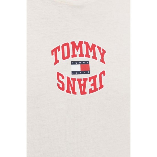 Tommy Jeans Ανδρικό T-shirt Classic Arched Logo Tee DM0DM16227-TJ9 (Ροζ)