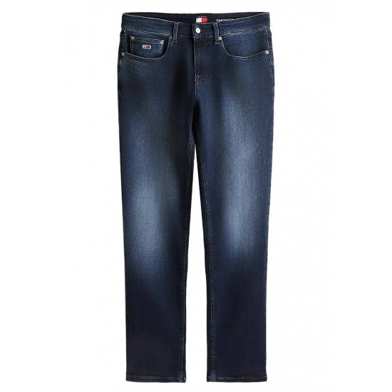 TOMMY JEANS Ανδρικό Βαμβακερό Παντελόνι Jean Scanton Slim Fit DM0DM21899-1BK (Denim Dark)