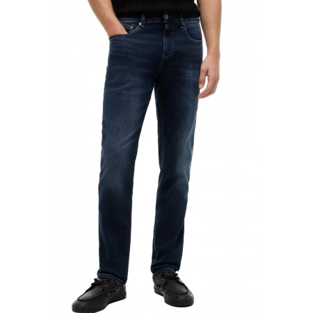 TOMMY JEANS Ανδρικό Βαμβακερό Παντελόνι Jean Scanton Slim Fit DM0DM21899-1BK (Denim Dark)