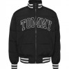 Tommy Jeans Ανδρικό Μπουφάν Φουσκωτό New Varsity Puffer Winter Jacket DM0DM17479-BDS (Μαύρο)