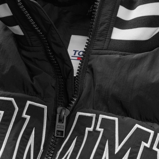 Tommy Jeans Ανδρικό Μπουφάν Φουσκωτό New Varsity Puffer Winter Jacket DM0DM17479-BDS (Μαύρο)