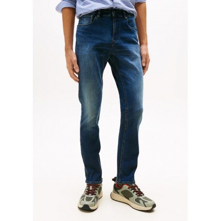 TOMMY JEANS Ανδρικό Βαμβακερό Παντελόνι Jean Scanton Slim Fit DM0DM22154-1BK (Denim Dark)