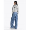 TOMMY JEANS Γυναικείο Jean Charlie Mid Loose Wide Led DW0DW19755-1A5 (Denim Blue) TOMMY JEANS Γυναικείο Jean Charlie Mid Loose Wide Led DW0DW19755-1A5 (Denim Blue)